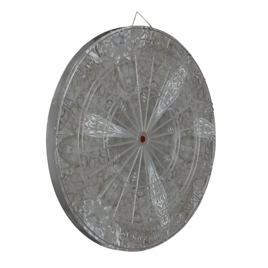 Antique Silver Gray Decorative Kaleidoskopie Dartscheibe (Vorderseite Links)