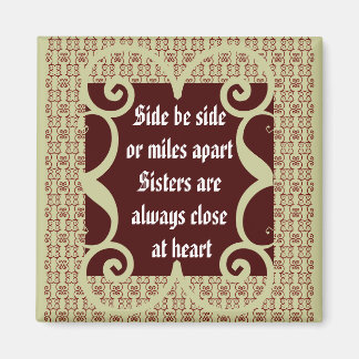 ANTIQUE SISTER MAGNET