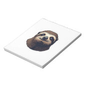 Antique Sloth Illustration Vintage Tee (2) Notizblock (Rotiert)