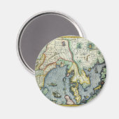 Antique Southeast Asian Map von Mercator / Hondius Magnet (Vorderseite/Rückseite)