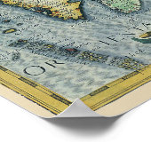 Antique Southeast Asian Map von Mercator / Hondius Poster (Ecke)