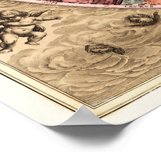 ANTIQUE STAR MAP POSTER (Ecke)