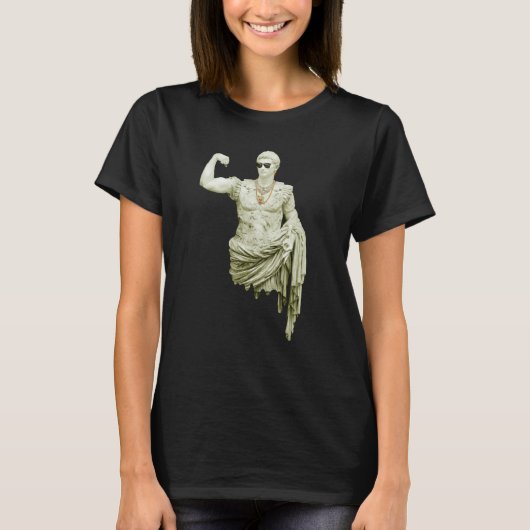 Antique Statue Drip Iced Out Flex Drippy Gold Chai T-Shirt (Vorderseite)