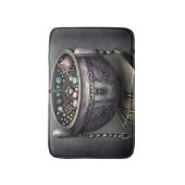 Antique Steampunk Cauldron | Zauberbücher Badematte (Vorderseite Vertikal)