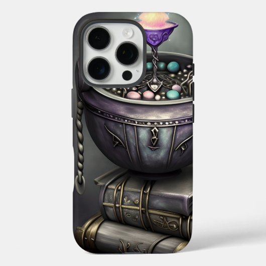 Antique Steampunk Cauldron | Zauberbücher Case-Mate iPhone Hülle (Rückseite)