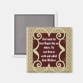 ANTIQUE STIL MOTHERS POEM MAGNET (Vorderseite/Rückseite)