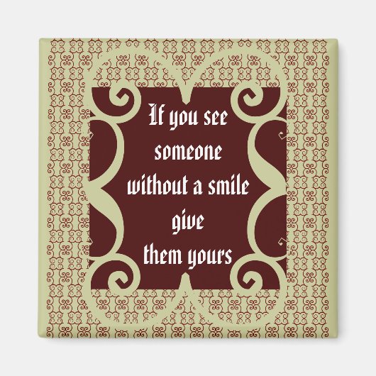ANTIQUE STIL SMILE MAGNET (Vorne)