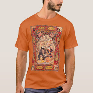 Antique Tabriz Omar Khayam Rug Print T-Shirt