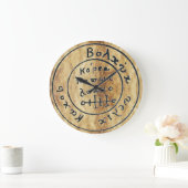 ANTIQUE TALISMAN/PIRATES TREASKARTENPARKPLATZ GROßE WANDUHR (Zuhause)