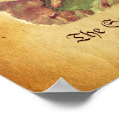 Antique Tarots/Deutsche Hofkarten/Entenquitätenqua Poster (Ecke)