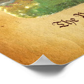 Antique Tarots/Deutsche Hofkarten/Entenseite Poster (Ecke)