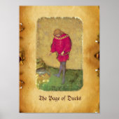 Antique Tarots/Deutsche Hofkarten/Entenseite Poster (Vorne)