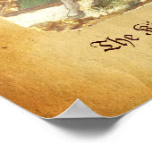 Antique Tarots/Deutsche Hofkarten/König der Enten Poster (Ecke)