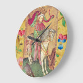 Antique Tarots / Deutsche Hofkarten / König der Fa Große Wanduhr (Winkel)