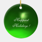 Antique Tarots / Deutsche Hofkarten / König der Fa Keramikornament (Hinten)