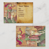 Antique Tarots / Deutsche Hofkarten / König der Fa Visitenkarte (Vorne/Hinten)