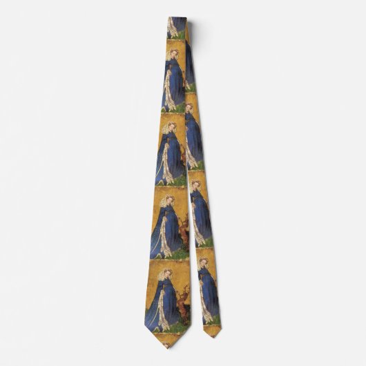 Antique Tarots / German Court Cards / Lady of Hart Krawatte (Vorderseite)