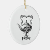 Antique Tea Kettle Keramik Ornament (Rechts)