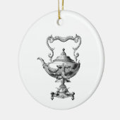 Antique Tea Kettle Keramik Ornament (Links)