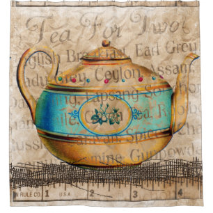 Antique Tea Pot Duschvorhang