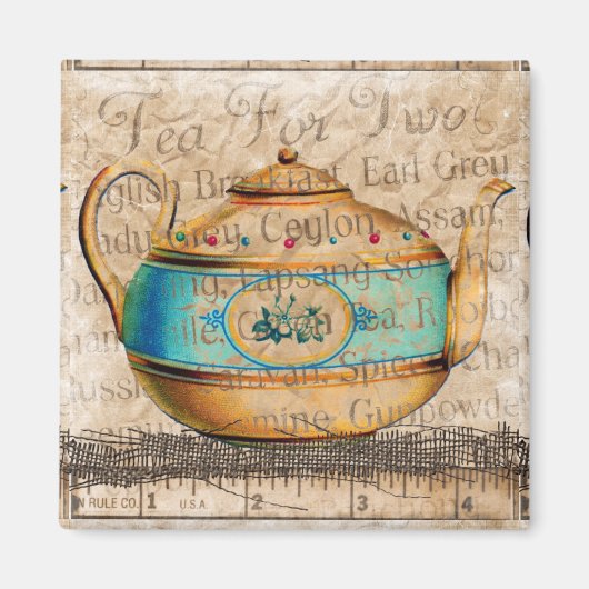 Antique Tea Pot Magnet (Vorne)