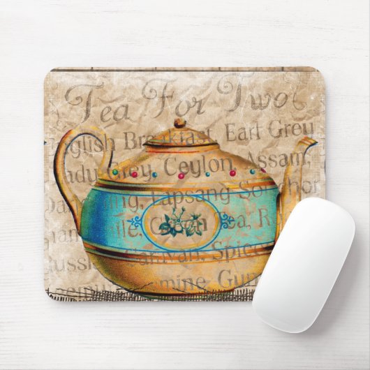 Antique Tea Pot Mousepad (Mit Mouse)