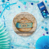 Antique Tea Pot Pappteller (Party)