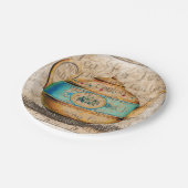 Antique Tea Pot Pappteller (Schrägansicht)