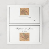 Antique Texas Karte #1 (Außenseite Aufgefaltet)