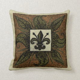 Antique Tiled Lilie Kissen