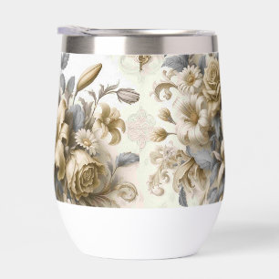 Antique Tinge Yellow Floral Perfektion