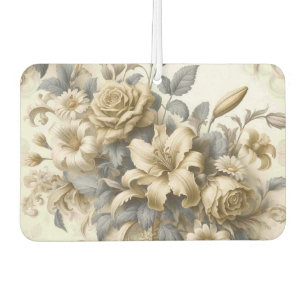 Antique Tinge Yellow Floral Perfektion Autolufterfrischer