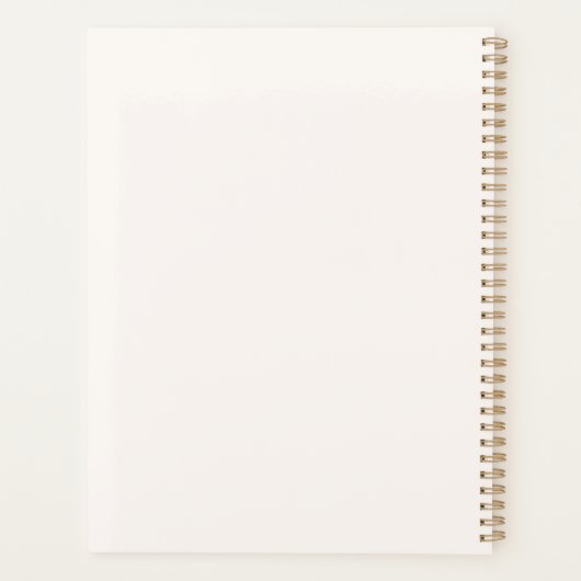 Antique Tinge Yellow Floral Perfektion Planer (Rückseite)