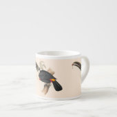 Antique Toucan Bird Wildlife Painting Espressotasse (Vorderseite Rechts)
