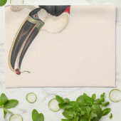 Antique Toucan Bird Wildlife Painting Geschirrtuch (Gefaltet)