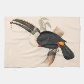 Antique Toucan Bird Wildlife Painting Geschirrtuch (Horizontal)