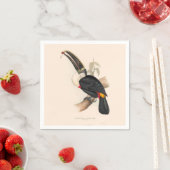 Antique Toucan Bird Wildlife Painting Serviette (Beispiel)