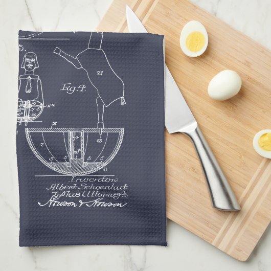 Antique Toy 1908 Roly Poly Patent Zeichnend Geschirrtuch (Viertel Falte)