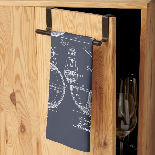 Antique Toy 1908 Roly Poly Patent Zeichnend Geschirrtuch (Drittel gefaltet)