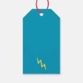 Antique Toy Robot Birthday Geschenkanhänger (Rückseite)