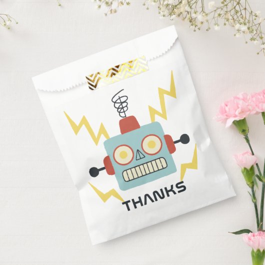 Antique Toy Robot Birthday Geschenktütchen (Versiegelt)