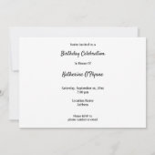 Antique Tractor Birthday Einladung (Rückseite)