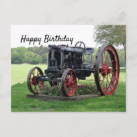 Antique Tractor Birthday