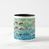 Antique Trout Flies / Lures Coffee Mug Tasse (Zentrum)