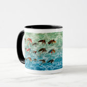 Antique Trout Flies / Lures Coffee Mug Tasse (Vorderseite Links)