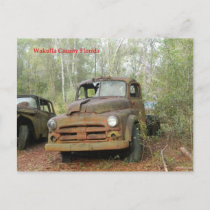 Antique Truck Wakulla Landkreis Florida Postkarte