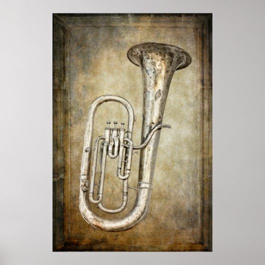 ANTIQUE TUBA POSTER (Vorne)