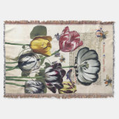 Antique Tulips Decke (Vorderseite)