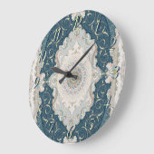 Antique Turkish Persian Carpet Rug Große Wanduhr (Winkel)