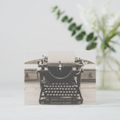 ANTIQUE TYPEWRITER POSTCARDS POSTKARTE (Stehend Vorderseite)